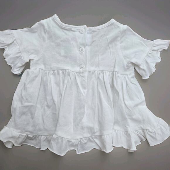 Good Lad 100% Cotton Embroidered With Horses Scene Smocked Size 6 Mos NWT - Picture 2 of 5